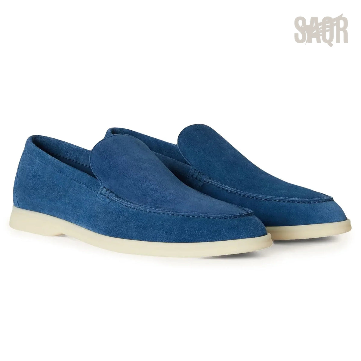 Loro Piana Summer Walk Loafers – Blue - View 4