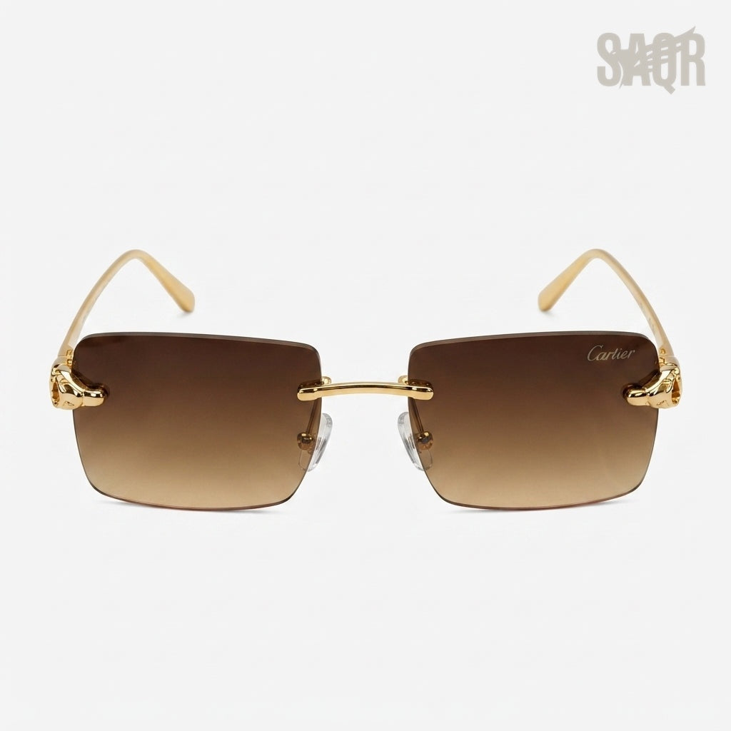 Cartier Sunglasses Panthère de Cartier Brown Gradient - View 1
