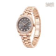 Rolex Watch | Datejust Gold/Grey
