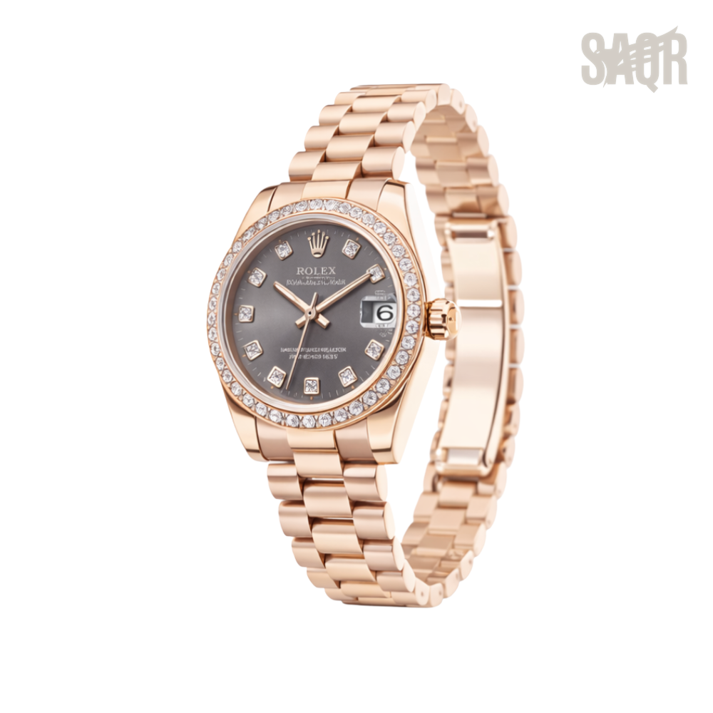 Rolex Watch | Datejust Gold/Grey