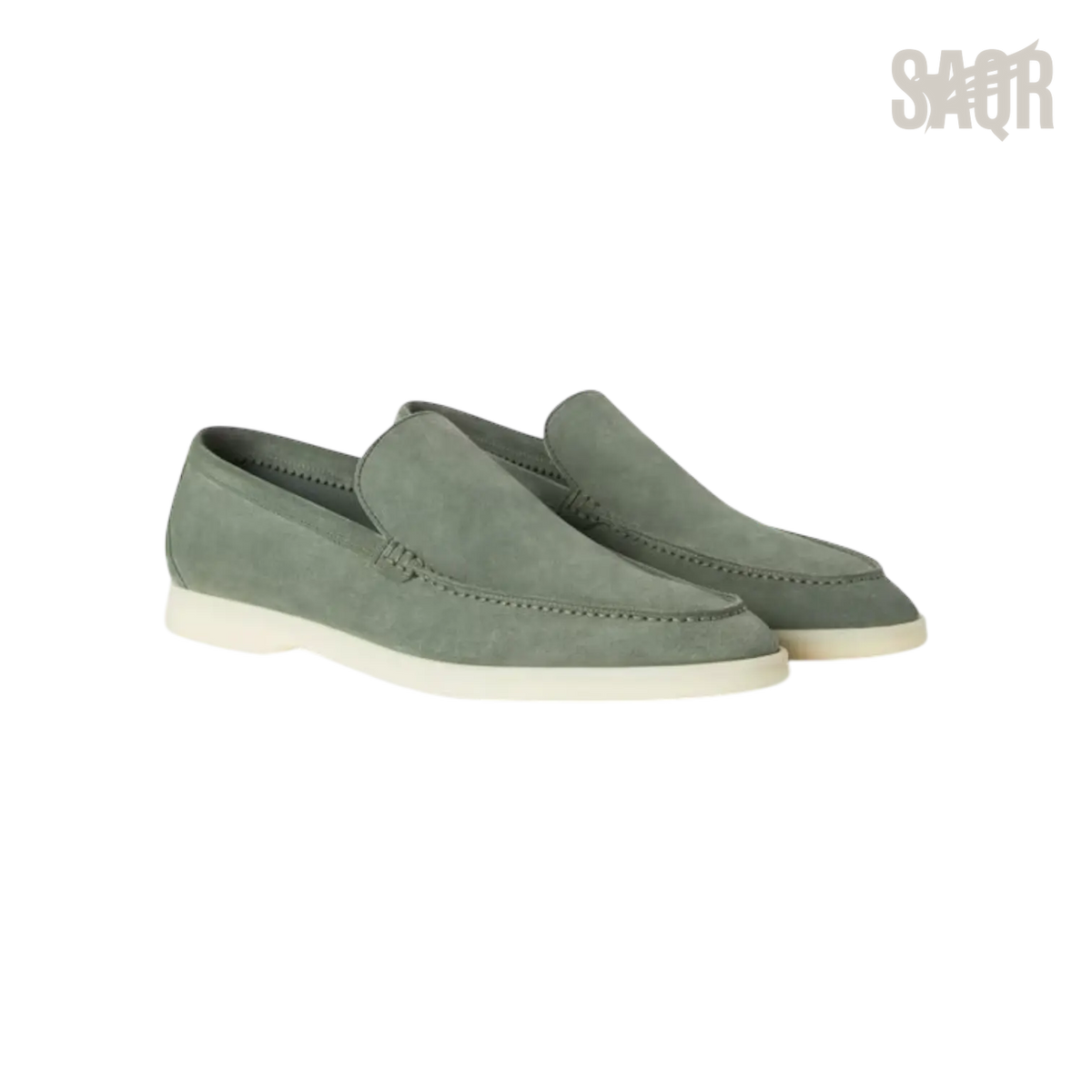 Loro Piana Summer Walk Loafers – Frozen Fir - View 1