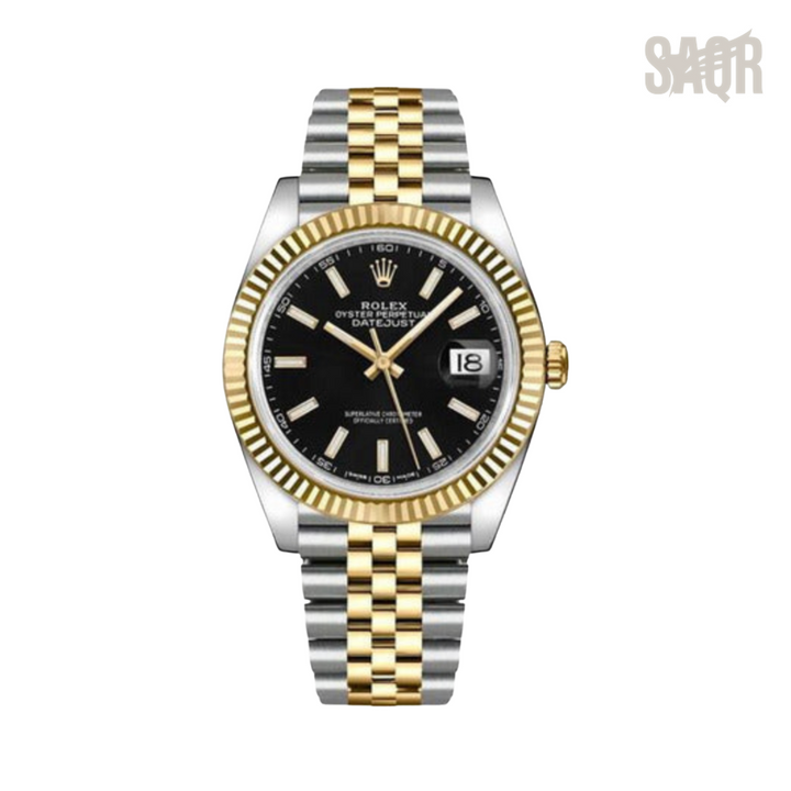 Rolex Watch | Datejust Gold/Black