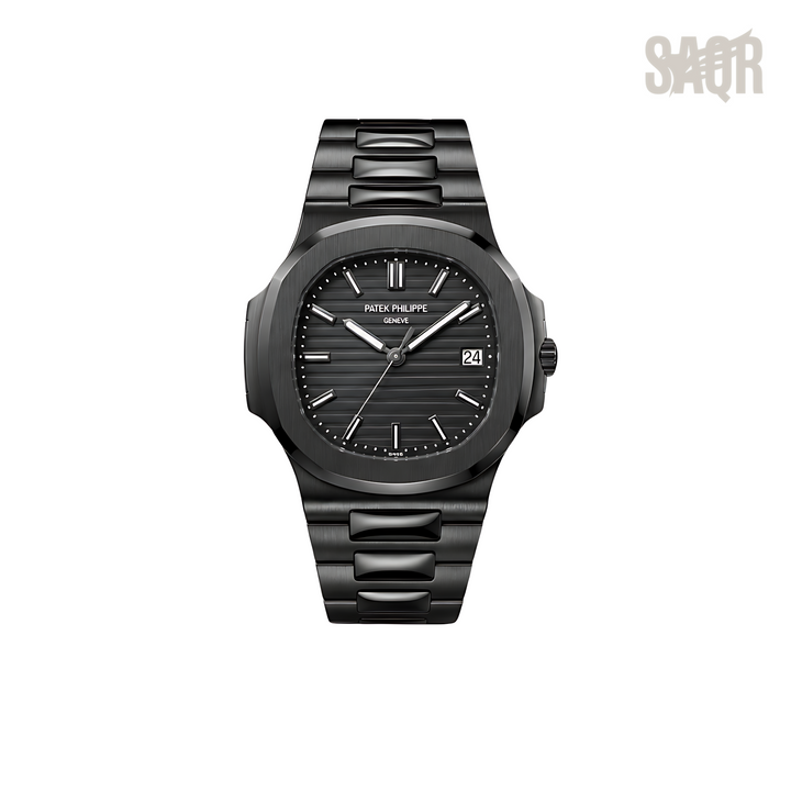 Patek Philippe Nautilus 5711 Black Textured Dial Matte Black Watch - image 1