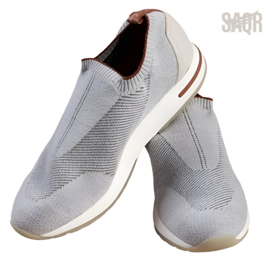 Loro Piana Footwear | 360 LP Flexy Walk Knit Gray
