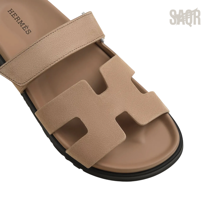 Hermès Chypre Sandals – Beige Sable - View 2