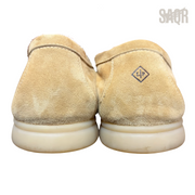 Loro Piana Summer Walk Suede Loafers – Light Beige - View 3