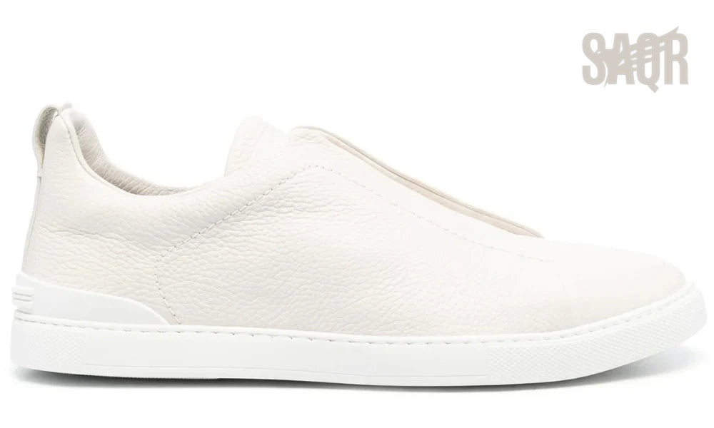 Zegna Triple Stitch Sneaker - White | Men