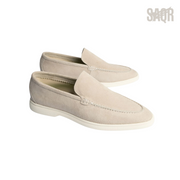 Loro Piana Summer Walk Suede Loafers – Beige - View 4