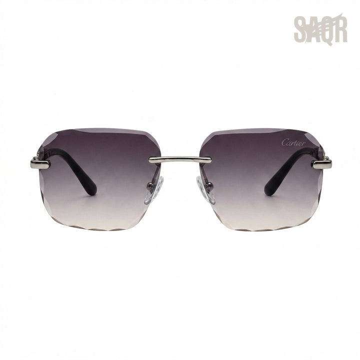 Cartier Sunglasses Rimless Diamond Cut – Gradient Lens - View 1