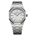 Audemars Piguet | Royal Oak Silvery White Dial - Free & Fast UAE Shipping