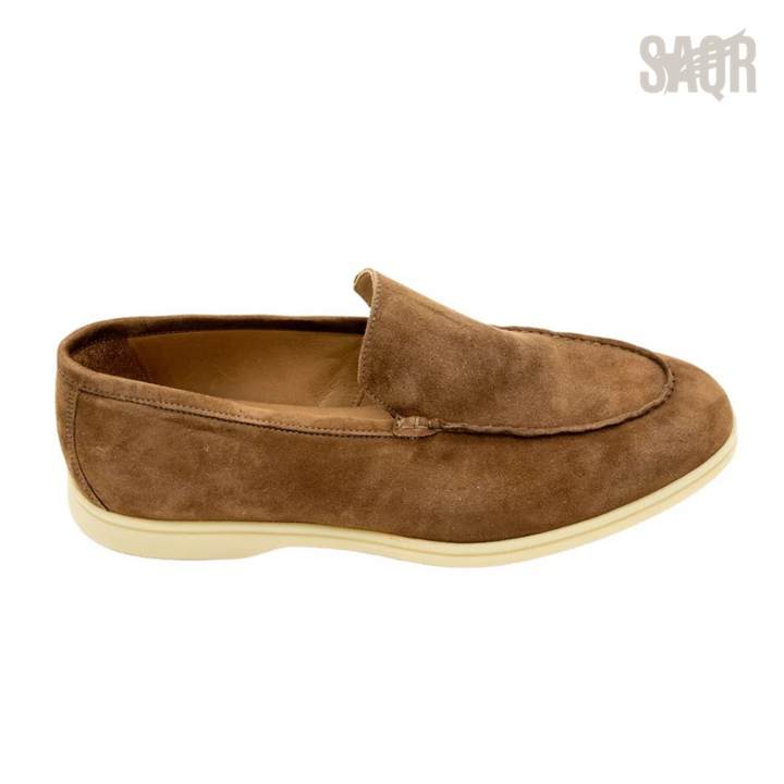 Loro Piana Suede Loafers – Brown - View 2