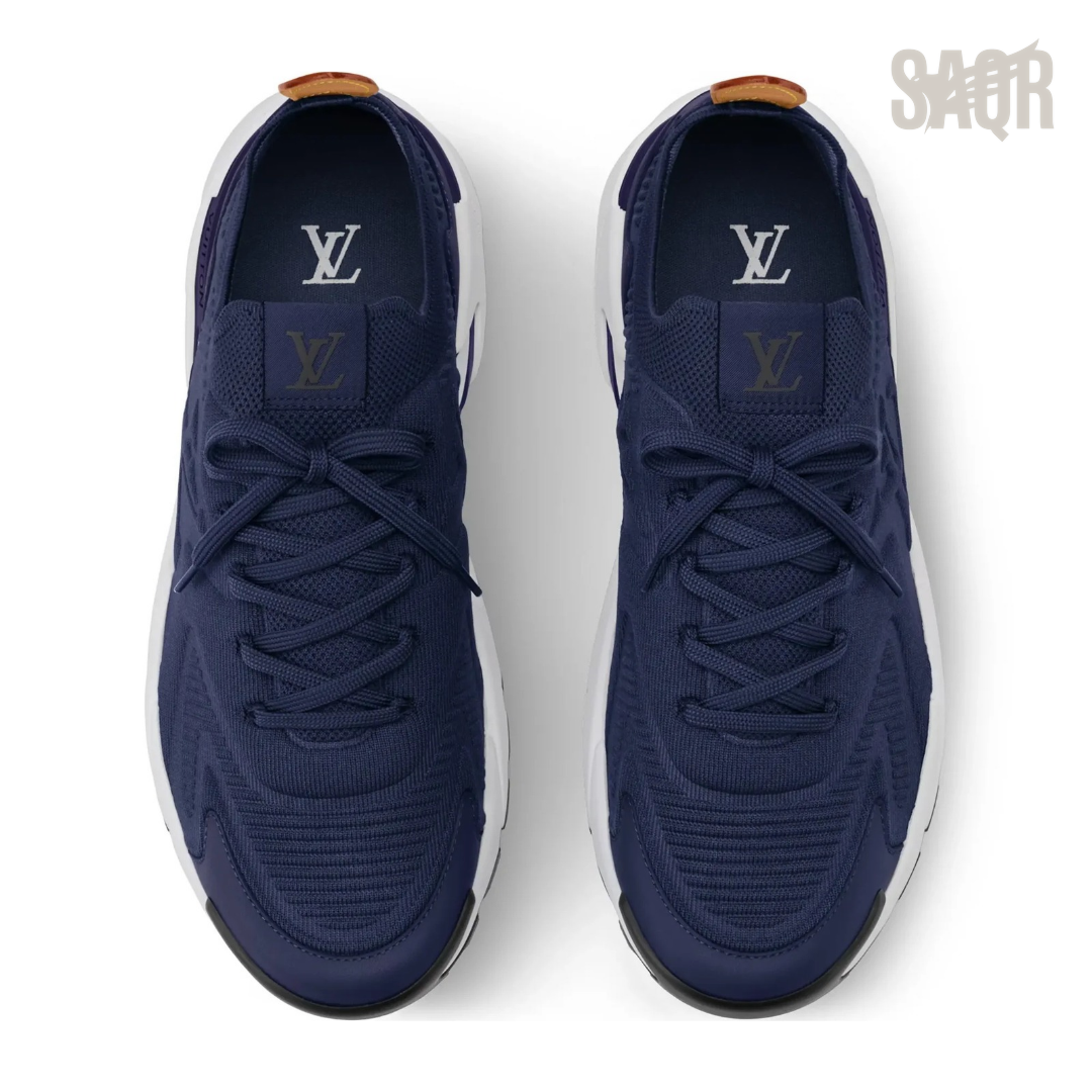 Louis Vuitton LV Runner Tatic Knit Sneakers – Navy Blue - View 2