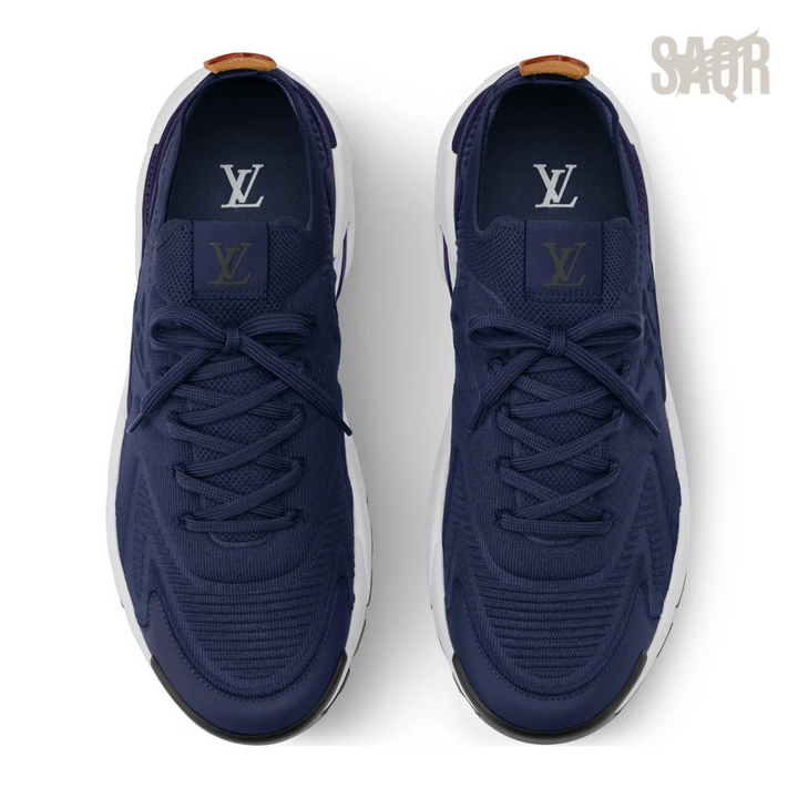 Louis Vuitton LV Runner Tatic Knit Sneakers – Navy Blue - View 2