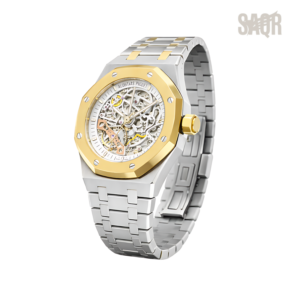 AP Watch | Royal Oak Skeleton Gold/White Dial