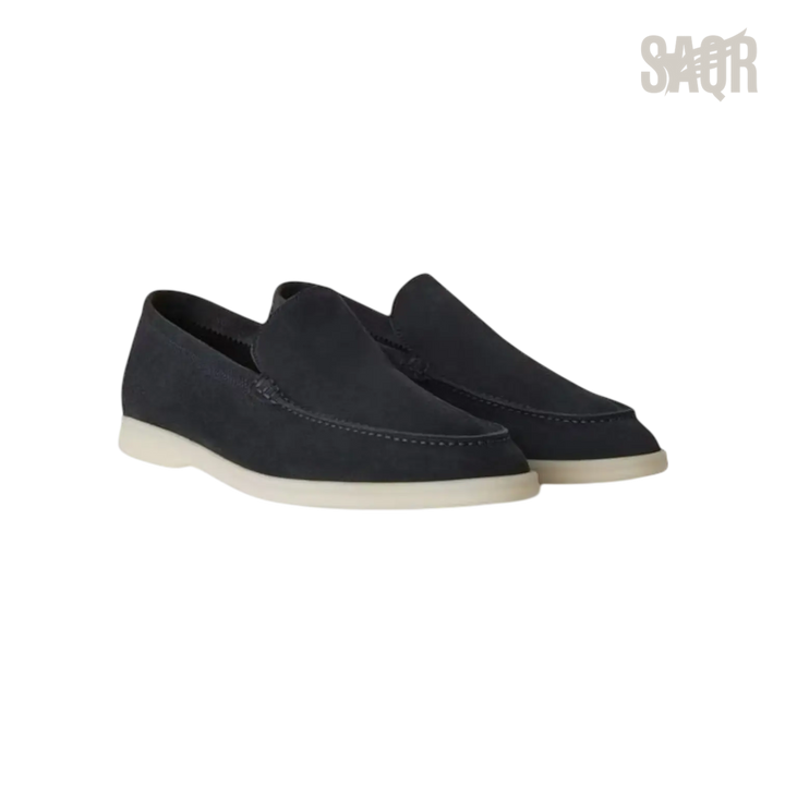 Loro Piana Summer Walk Loafers – Classic Blue - View 1