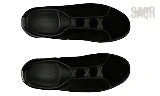 Zegna Footwear | Triple Stitch Suede Black