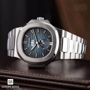 Patek Watch | Nautilus Moonphase Gradient Blue