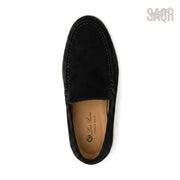Loro Piana Suede Summer Sneakers – Black - View 1