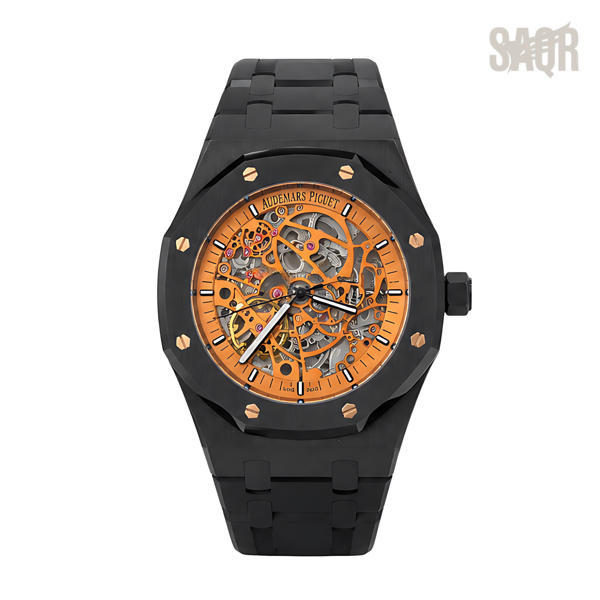 Audemars Piguet Royal Oak Skeleton Black Ceramic Orange Watch - image 1