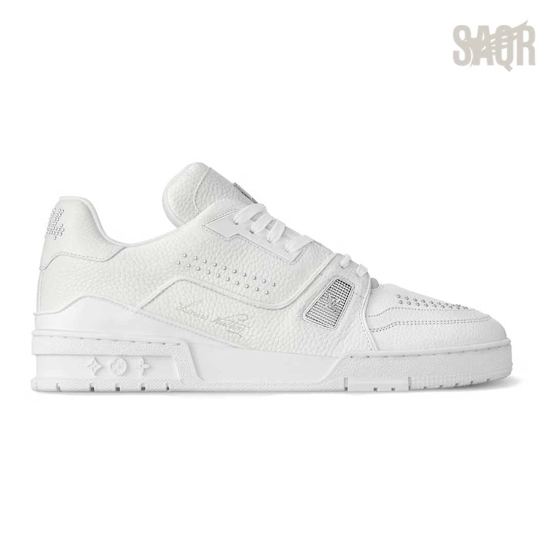 Louis Vuitton LV Leather Trainer Sneakers – White - View 1