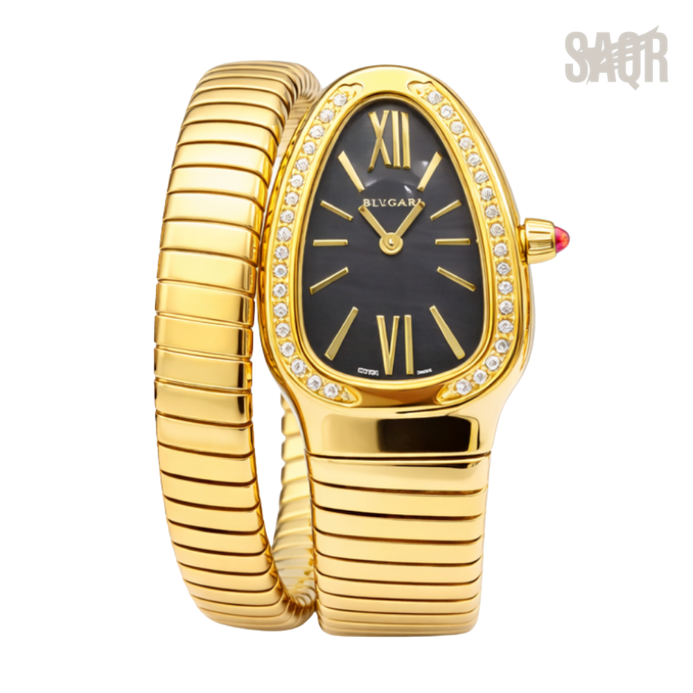 Bvlgari Watch | Serpenti Tubogas Black Dial