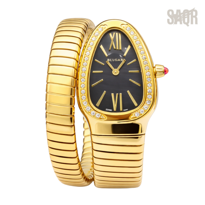 Bvlgari Watch | Serpenti Tubogas Black Dial