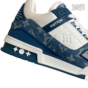 Louis Vuitton LV Trainer Sneakers – Denim Blue - View 4