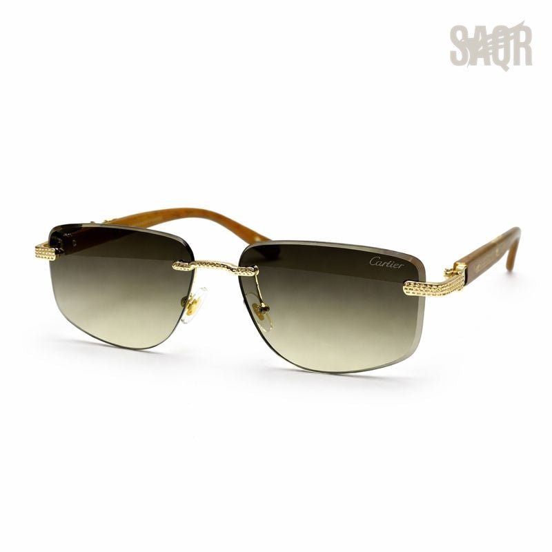 Cartier Glasses | C Décor Black Aviator Fashion
