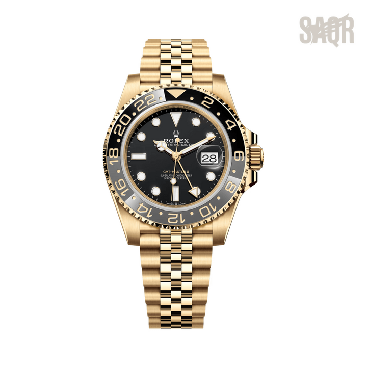 Rolex | Yellow Gold Black Dial - Free & Fast UAE Shipping
