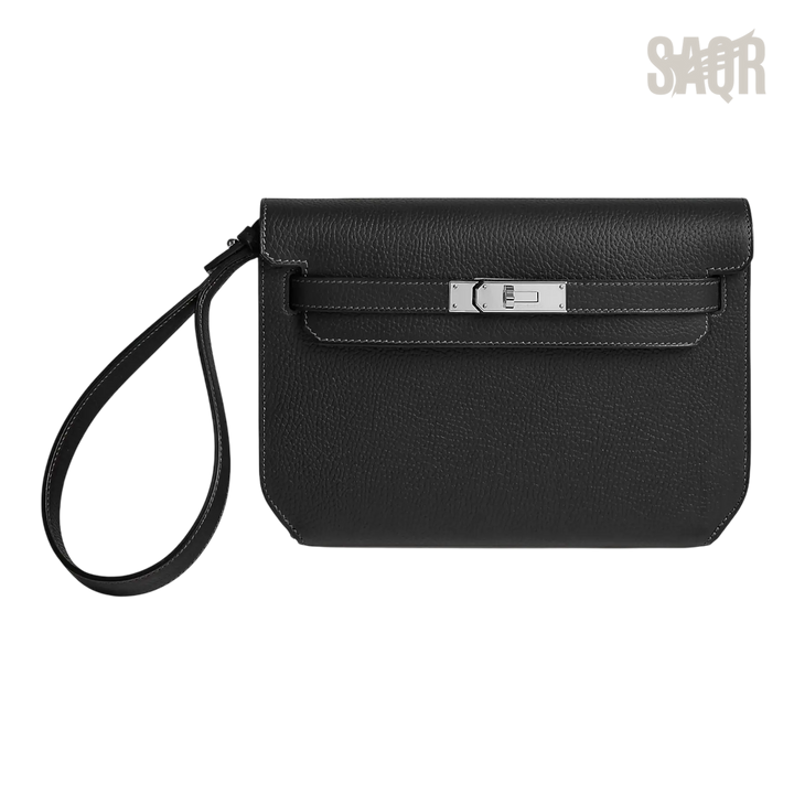 Hermès Depeche 25 Pouch – Noir - View 1