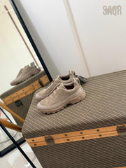 Zegna TerraFlex Smooth Leather Slip-On Sneakers – Espresso Brown Edition