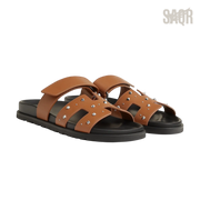 Hermès Chypre Sandals – Naturel - View 1