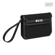 Hermès Depeche 25 Pouch – Noir / Noir - View 2