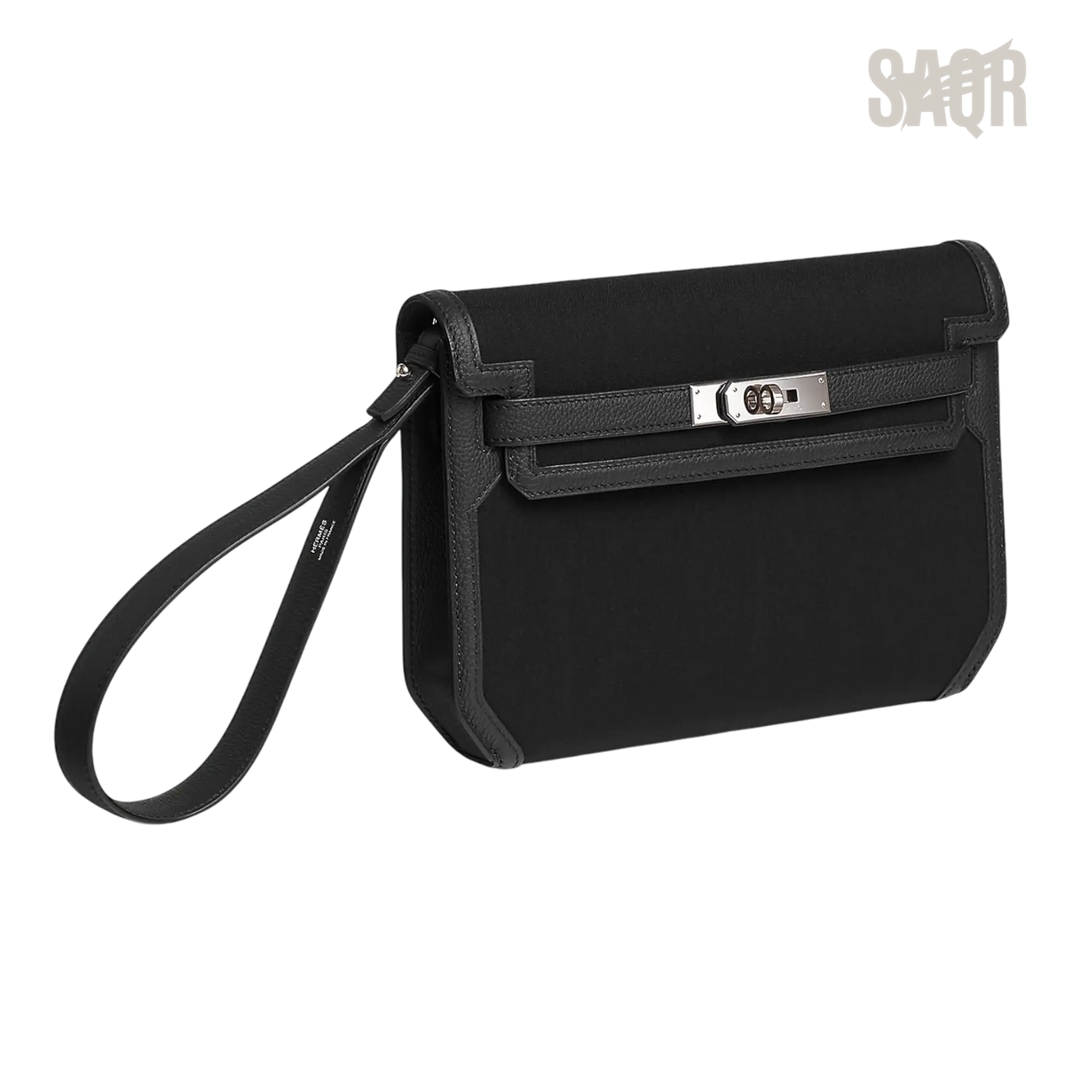 Hermès Depeche 25 Pouch – Noir / Noir - View 2