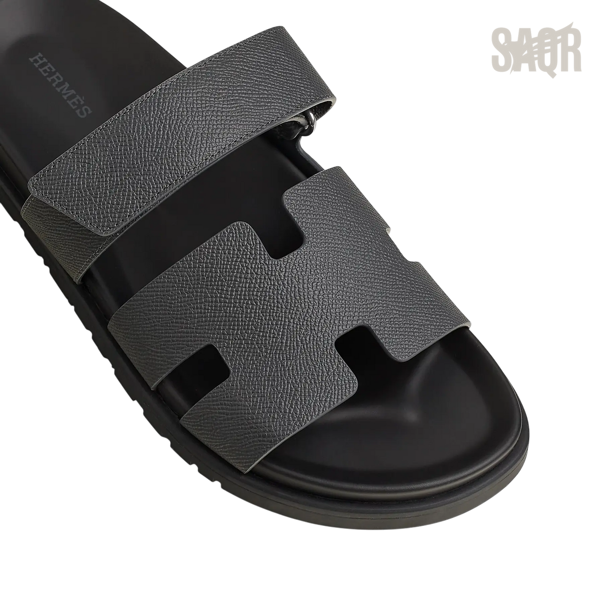 Hermès Chypre Sandals – Gris Orage - View 2