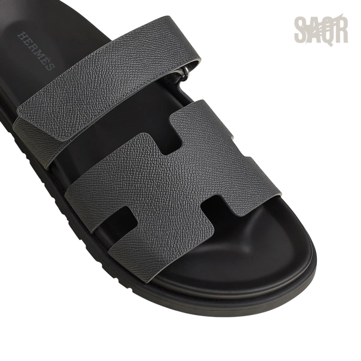 Hermès Chypre Sandals – Gris Orage - View 2