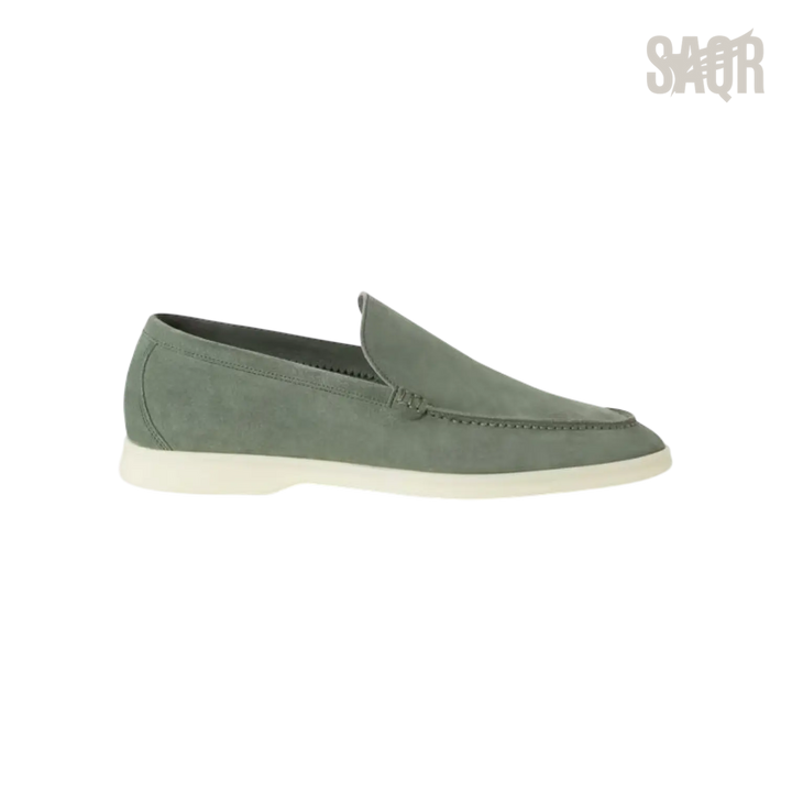 Loro Piana Summer Walk Loafers – Frozen Fir - View 2