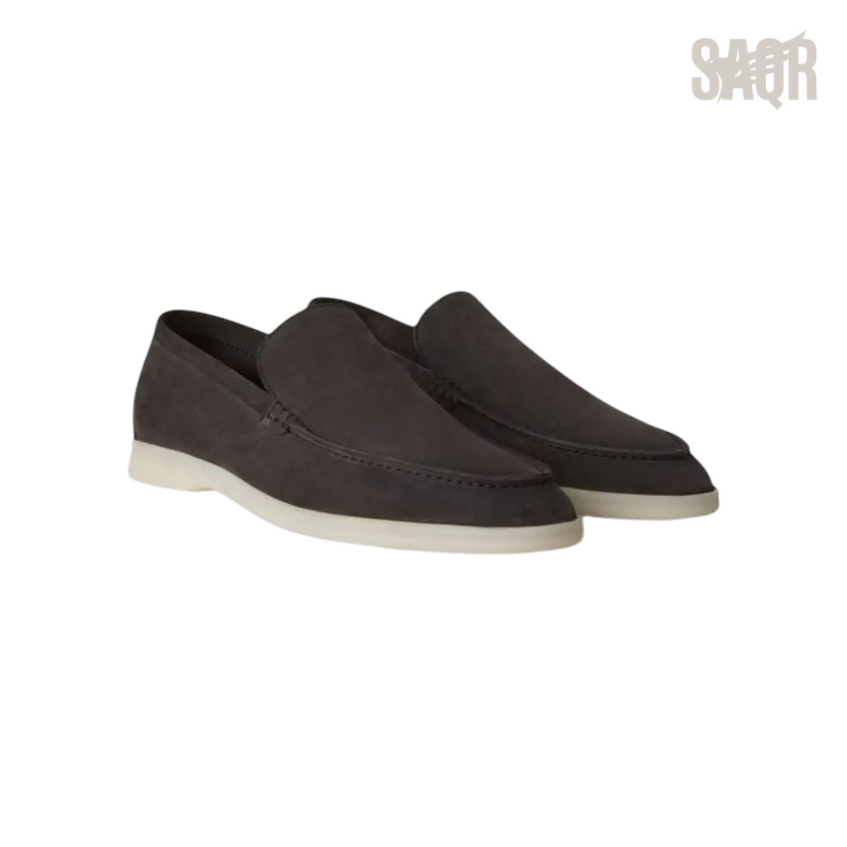 Loro Piana Summer Walk Loafers – Caviar - View 1