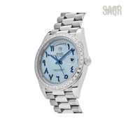 Rolex Watch | Day-Date Arabic Blue