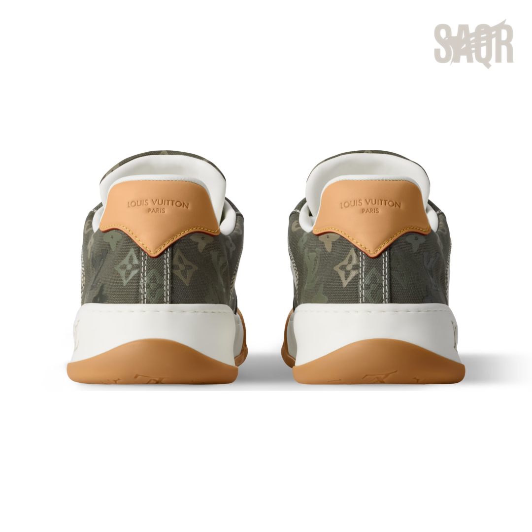 Louis Vuitton LV Tilted Sneaker – Green & Brown - View 3
