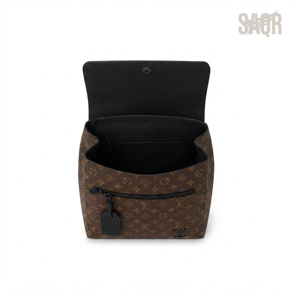 Louis Vuitton Monogram-Patterned Canvas Backpack – Brown - View 3