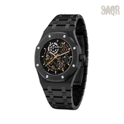 Audemars Piguet Royal Oak Double Balance Black Dial Wheel Skeleton Black Watch - image 2