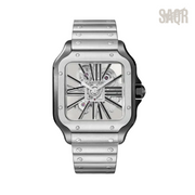 Cartier Watch | Santos de Diamond Silver