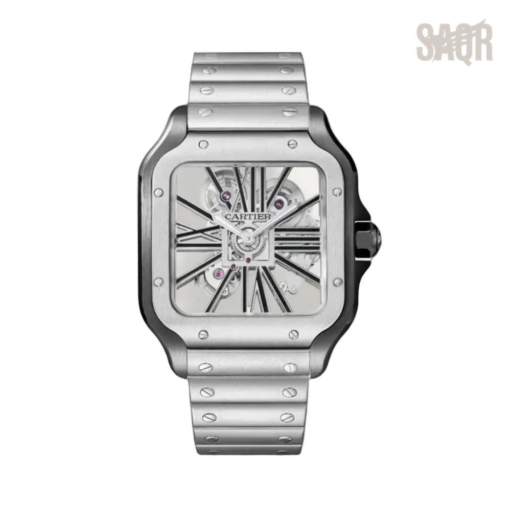 Cartier Watch | Santos de Diamond Silver