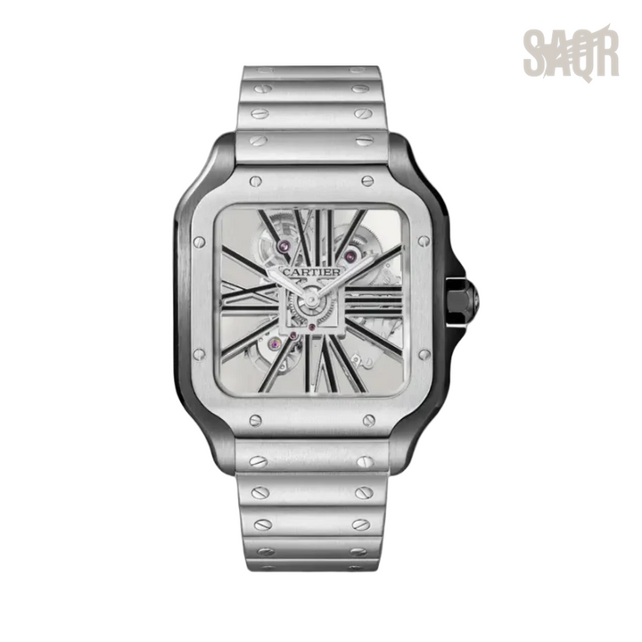 Cartier Watch | Santos de Diamond Silver