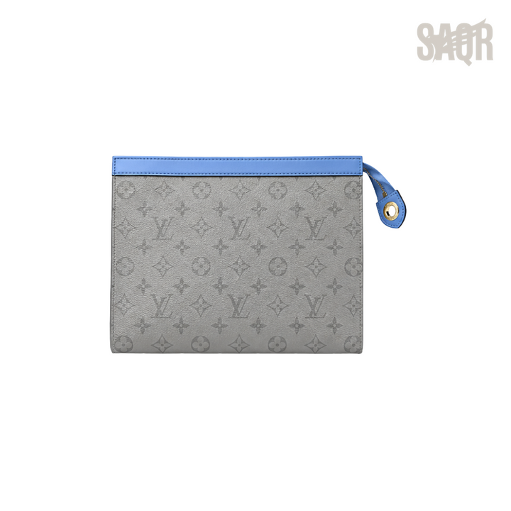 Louis Vuitton Pochette Voyage Pouch – Grey & Blue - View 1