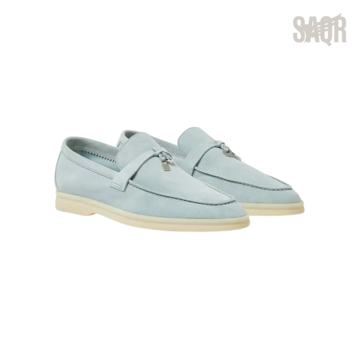 Loro Piana Summer Charms Loafers – Spring Waterfall Melange - View 1