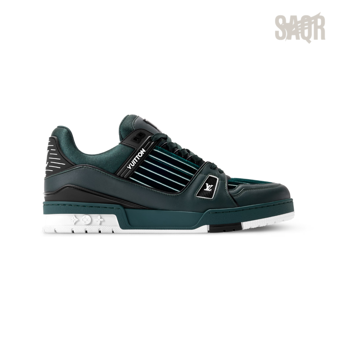 Louis Vuitton LV Trainer Sneakers Striped – Green - View 1