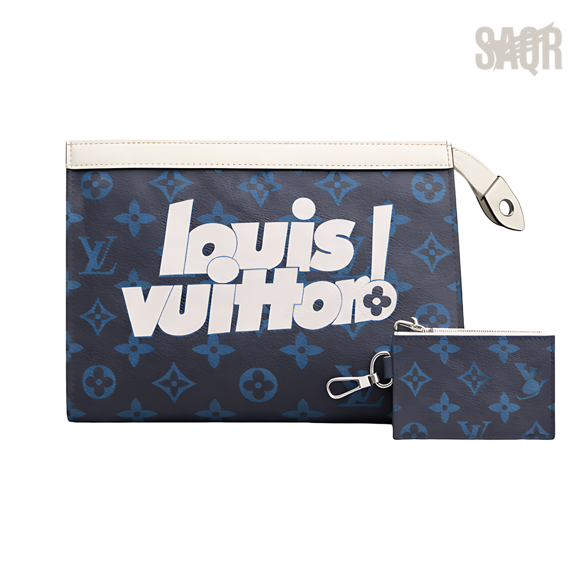 Louis Vuitton Bag | Black Blue Pouch