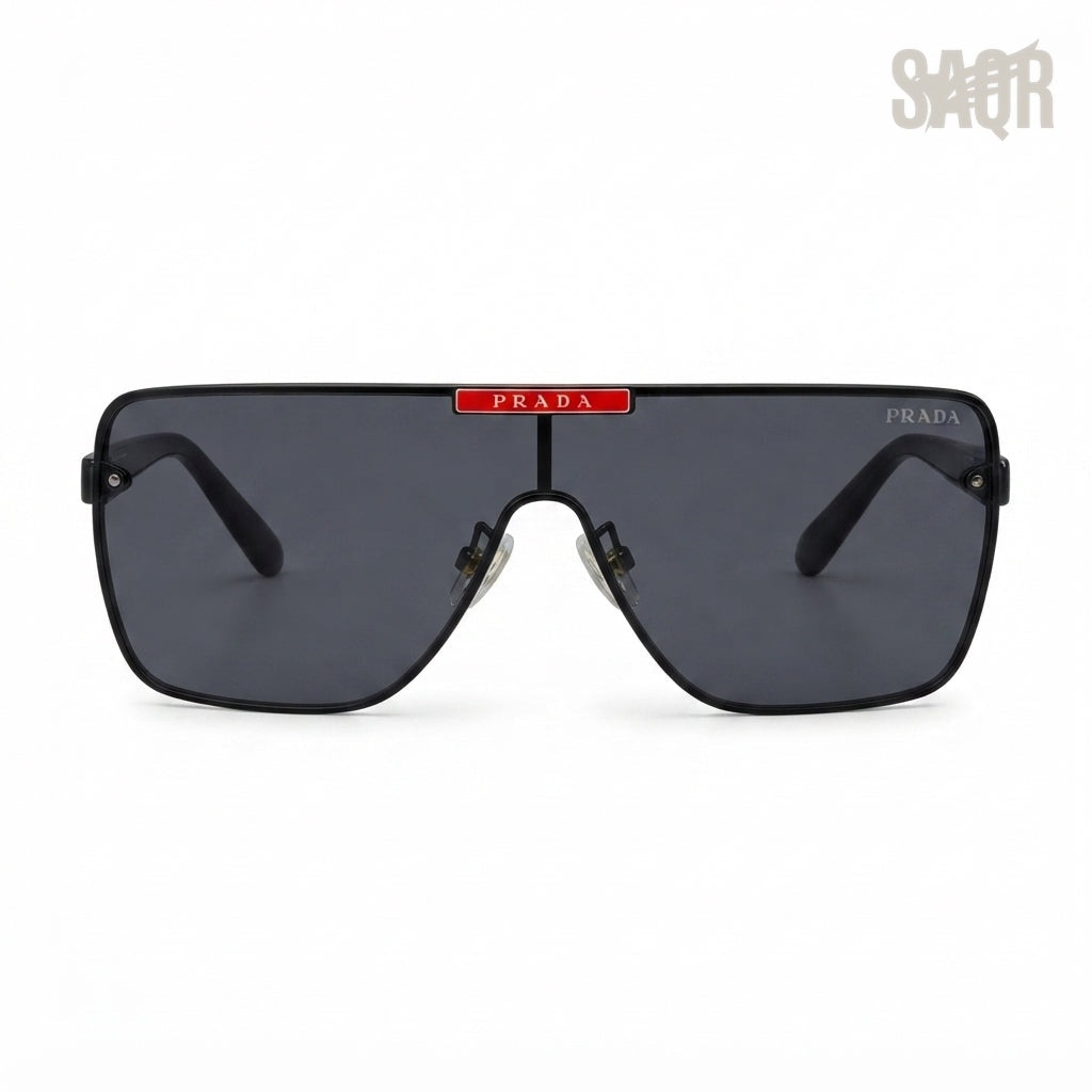 Prada Flat-Top Sunglasses Black - View 2